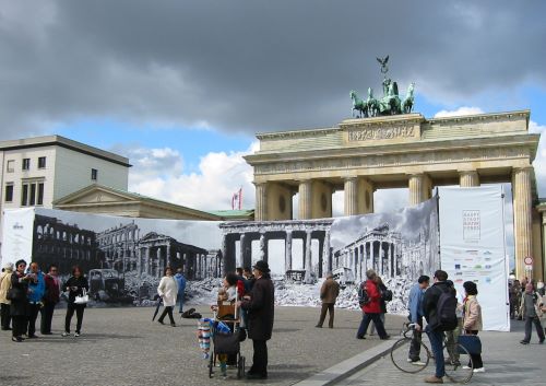 Brandenburger Tor am 8. Mai 2005