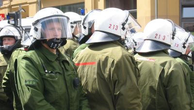 Polizeieinsatz wegen Neonazi-Demo 2